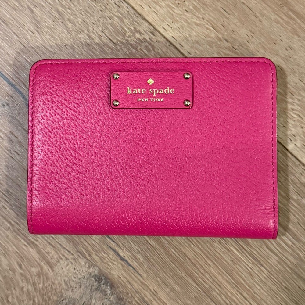 Kate Spade Fuchsia Leather Wallet